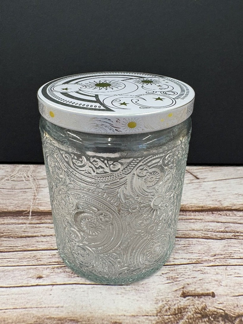 Clear Embossed 8oz